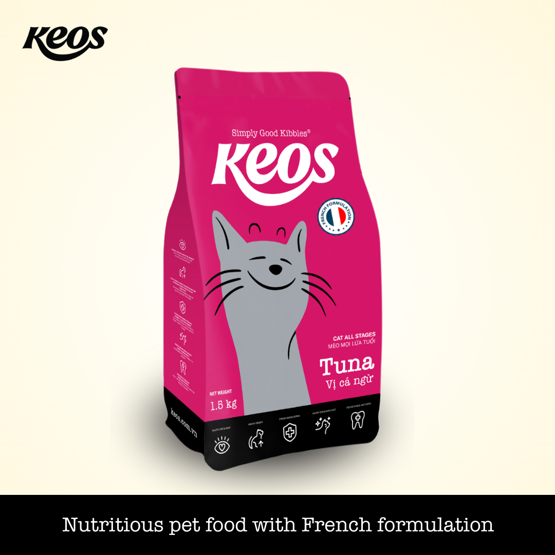 Keos Tuna Taste Cat Meals for All Life Phases