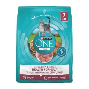 Purina ONE Excessive-Protein Dry Cat Meals with Urinary Tract Well being Method – 7 lb Bag