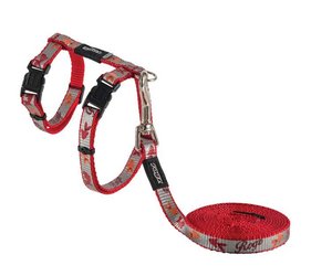 Rogz Reflectocat Crimson Fish Cat Harness